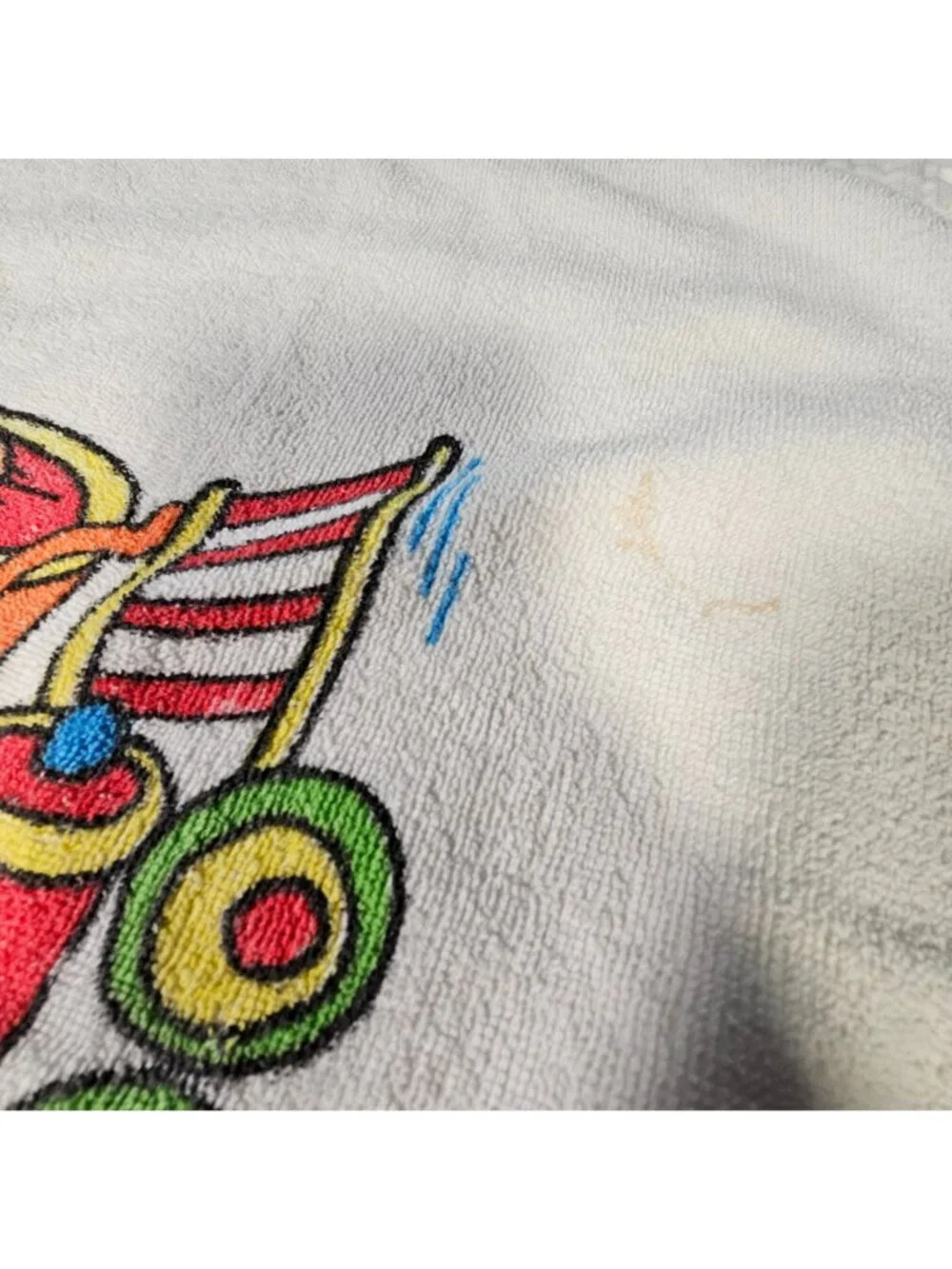 Sesame Street Vintage Express Train Beach Bath Towel 48x24